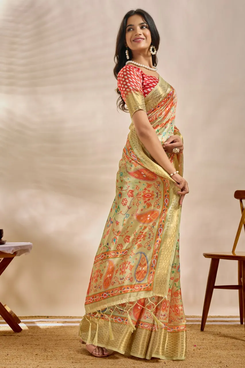 Soft Silk Saree - Image 4 in Surat